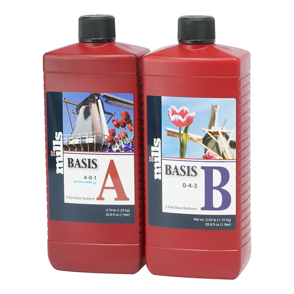 Mills Nutrients Basis A&B 2 Litre Hard Water