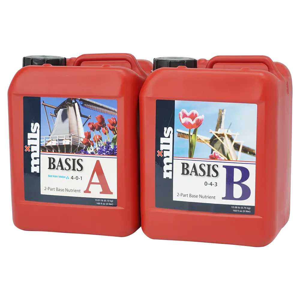 Mills Nutrients Basis A&B 5 Litre Hard Water
