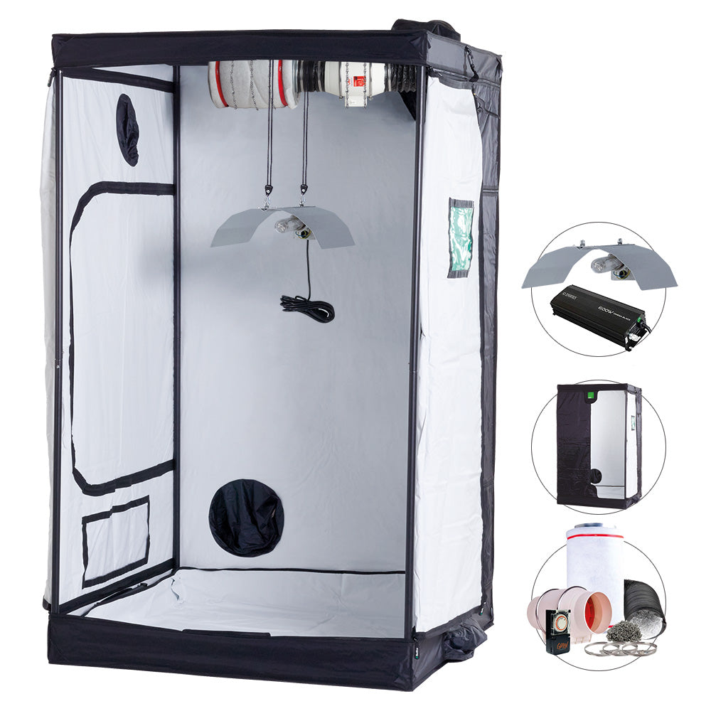 1.2m x 1.2m Complete HPS Grow Tent Kits