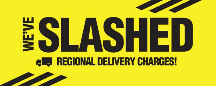 We've just SLASHED standard delivery and heavy item charges!