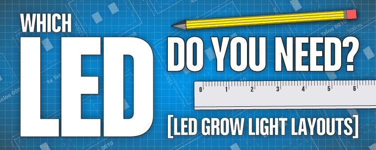 Which LEDs Do You Need? [LED Grow Light Layouts]