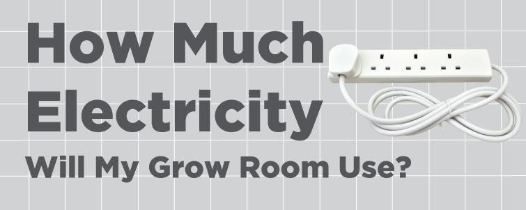How much electricity will my Grow Room use?