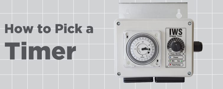 How to Pick a Timer