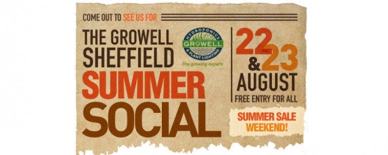 Get yourself down to the GroWell Sheffield Summer Social!