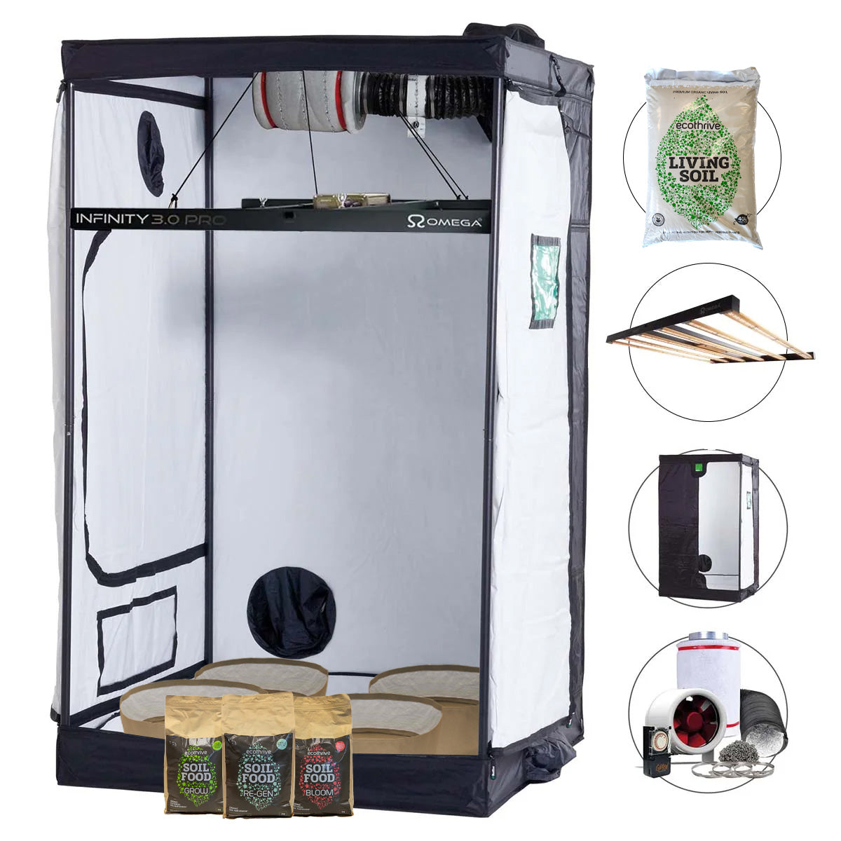 grow tent kits uk Organic Living Soil Tent Kit