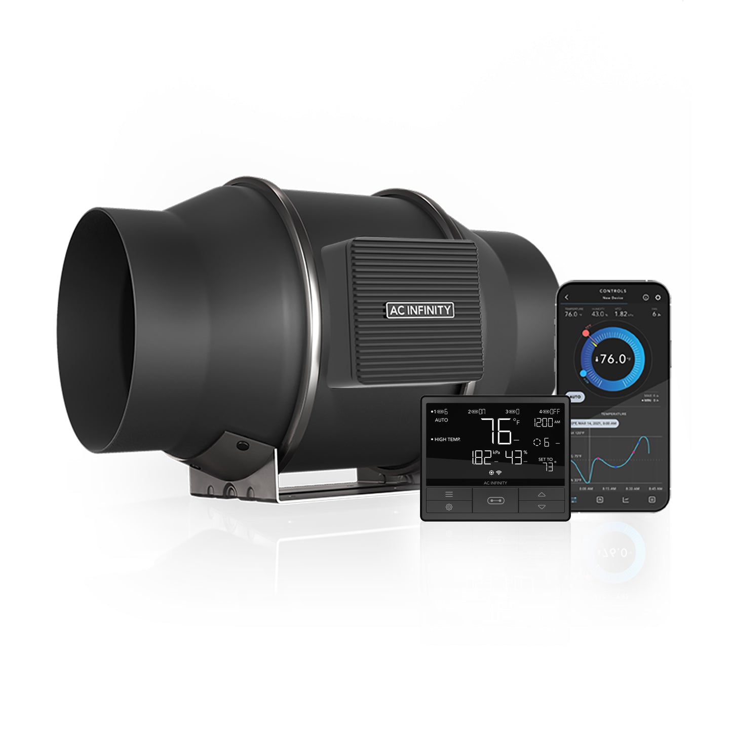 AC Infinity Cloudline Pro T Inline Fan