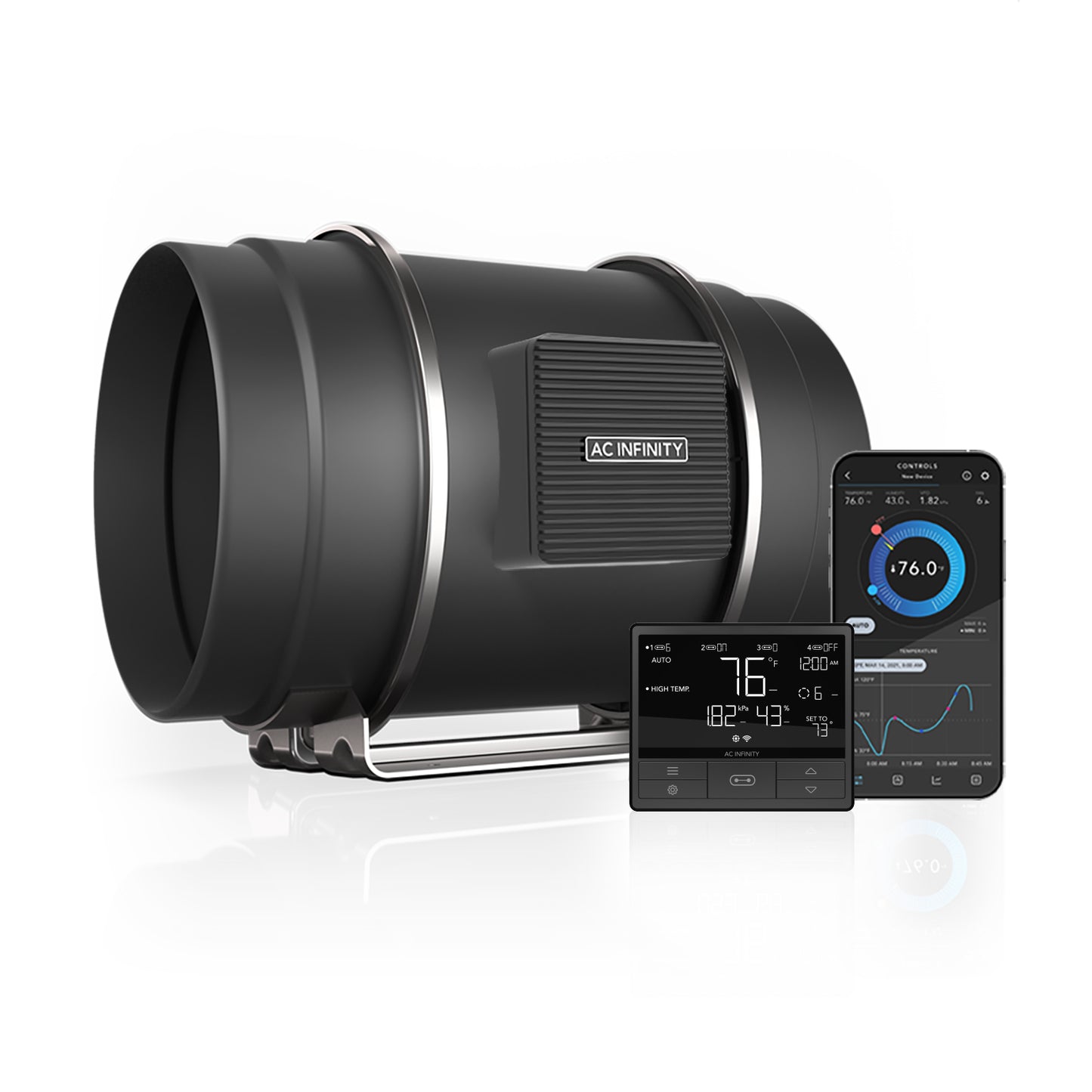 AC Infinity Cloudline Pro T Inline Fan