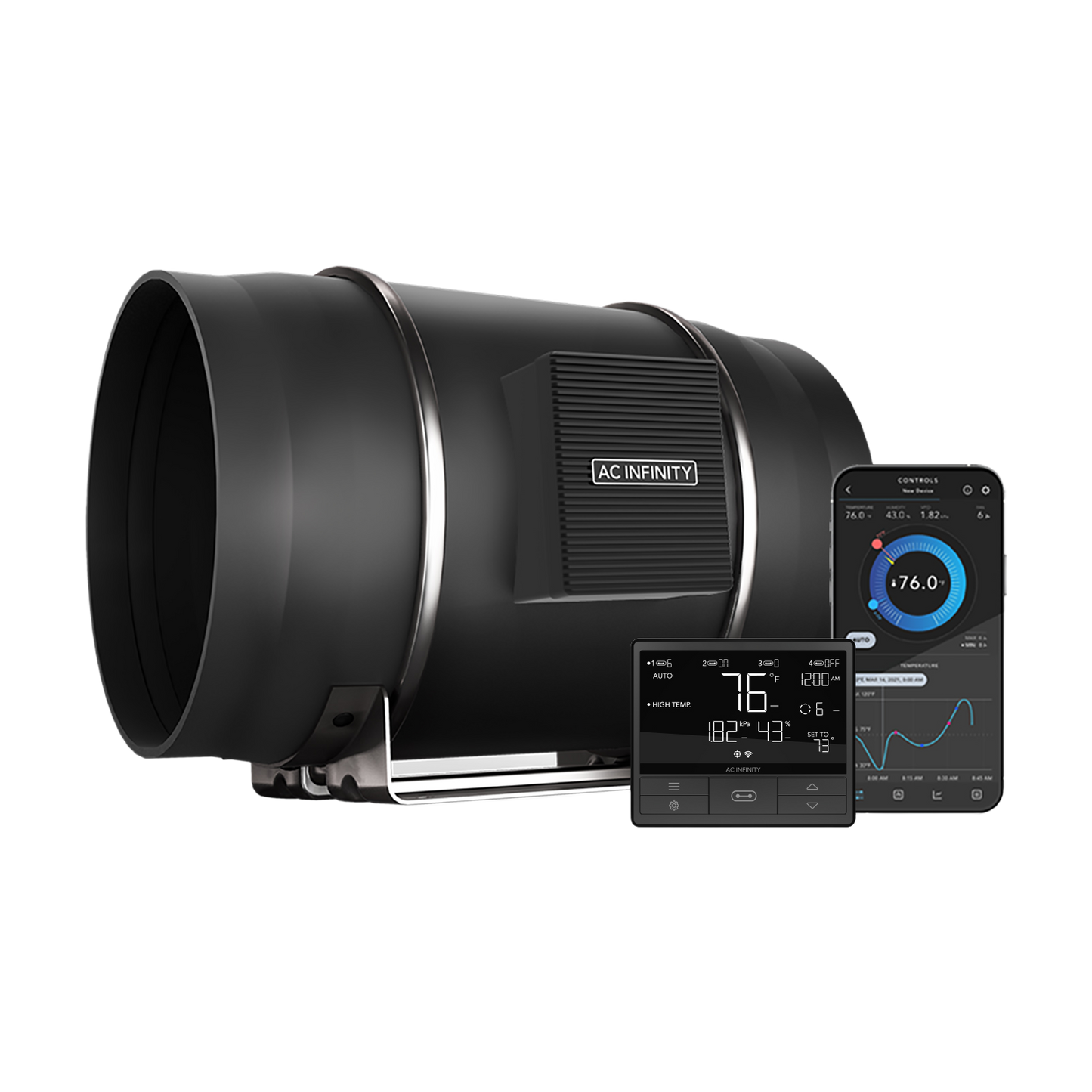 AC Infinity Cloudline Pro T Inline Fan