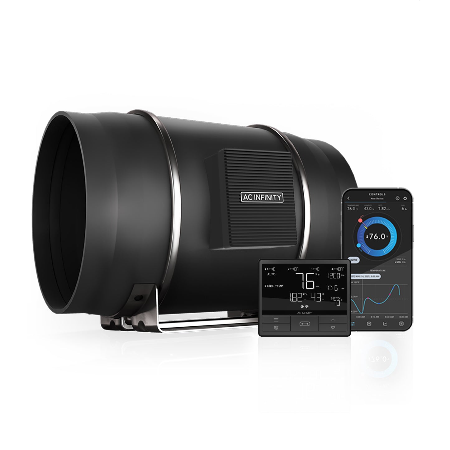 AC Infinity Cloudline Pro T Inline Fan