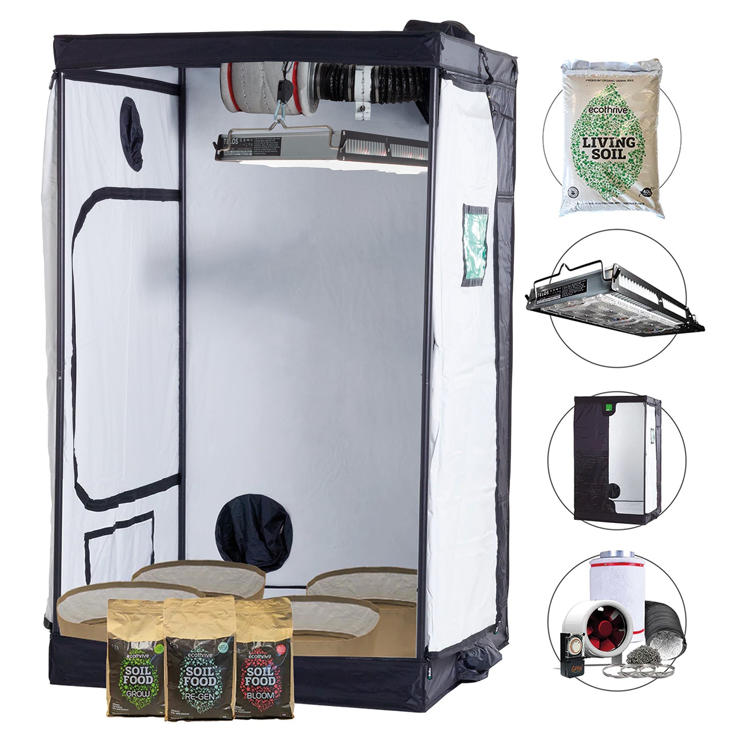 Organic Living Soil Tent Kit