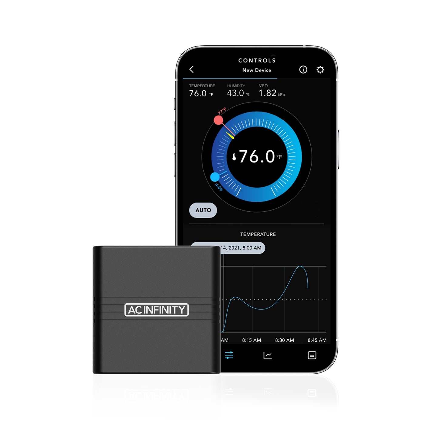 AC Infinity CloudCom Smart Thermo-Hygrometer