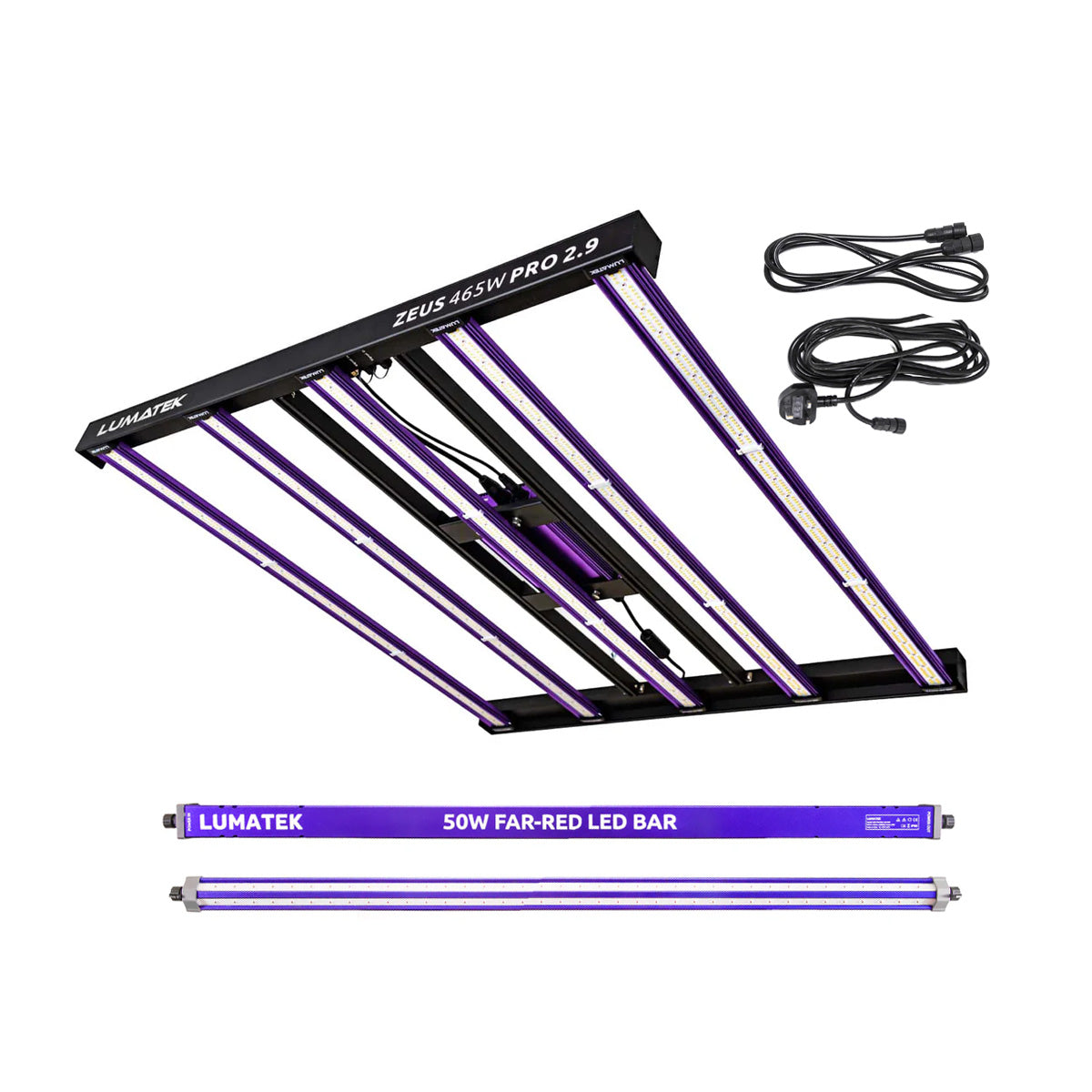 Lumatek Zeus LED Grow Light + 2 x 50W Far Red LED Kits | GroWell