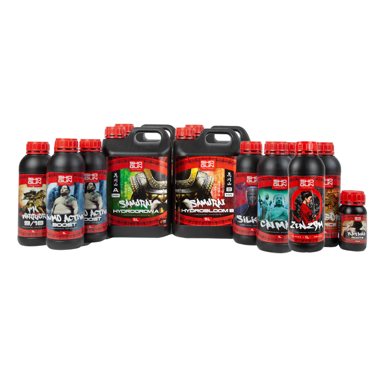 Shogun Complete Hydro Nutrient Kit (for 4–8 Plants)