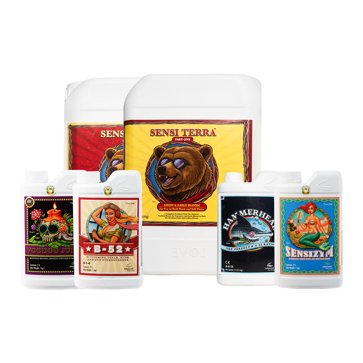 Advanced Nutrients Complete Soil Nutrient Kits (1–4 Plants)