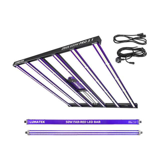 Lumatek Zeus LED Grow Light + 2 x 50W Far Red LED Kits