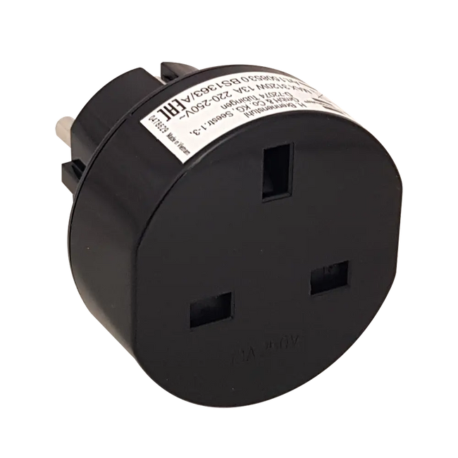 3-2 pin plug adaptor uk to eu