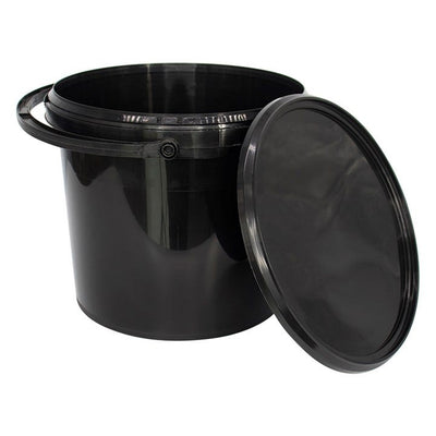 5.6L Black Plastic Bucket