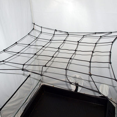 Horti-Shield Elastic Crop Support Netting - in use