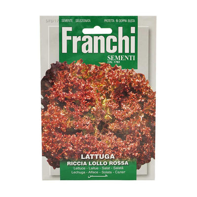 Franchi Seeds 1783 Lettuce Lollo Rossa Red Seeds