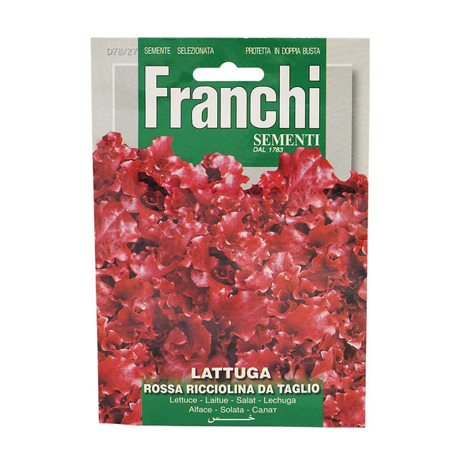 Franchi Seeds 1783 Lettuce Rossa Ricciolina Seeds