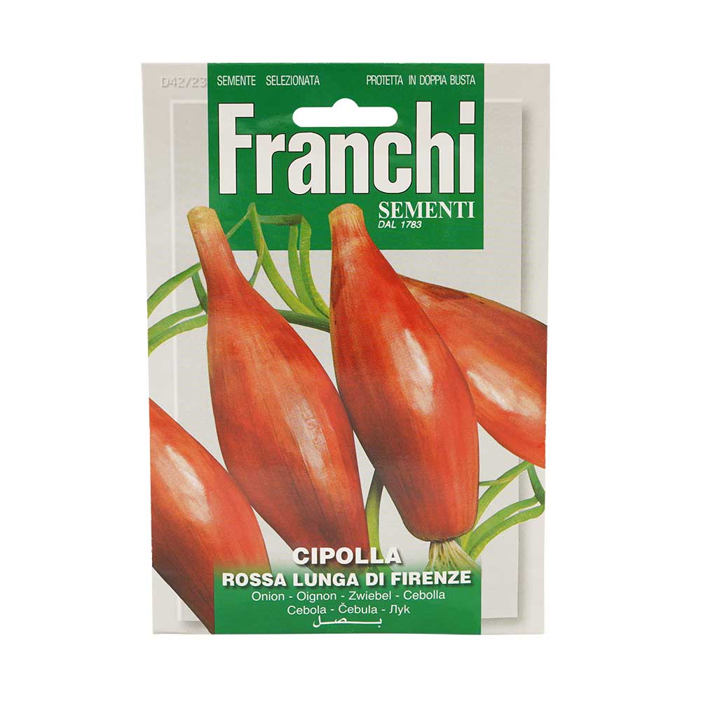 Franchi Seeds 1783 Long Red Onion Of Florence Seeds