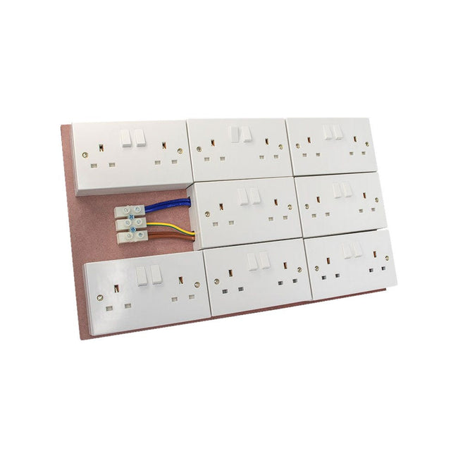 16 Way MDF Contactor Board – Sockets Only