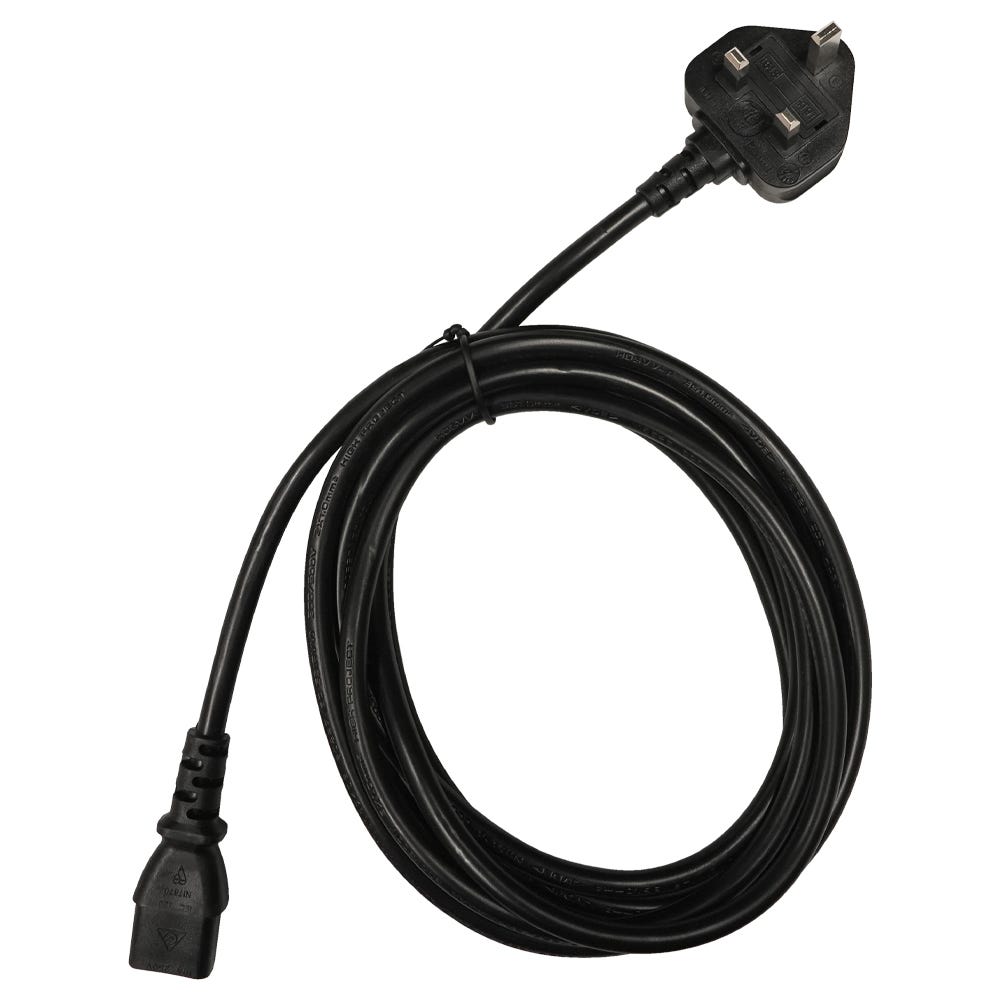 Lead Plug IEC Lead & Plug - 3m Cable | GroWell